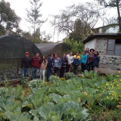 Visita de estudiantes de ecoturismo, ESPOCH