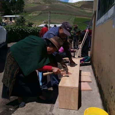 Reunión con la comunidad San Martín